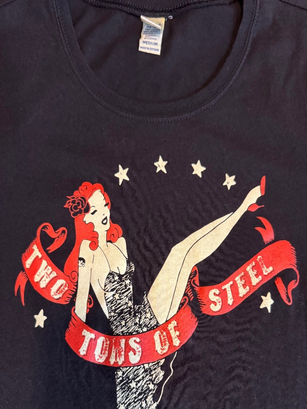 Vintage Two Tons of Steel Ladies Rockabilly/Country Fitted T-shirt in size M